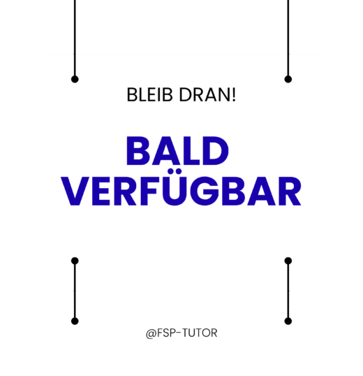 Grammatik FSP – das Relevante im Überblick